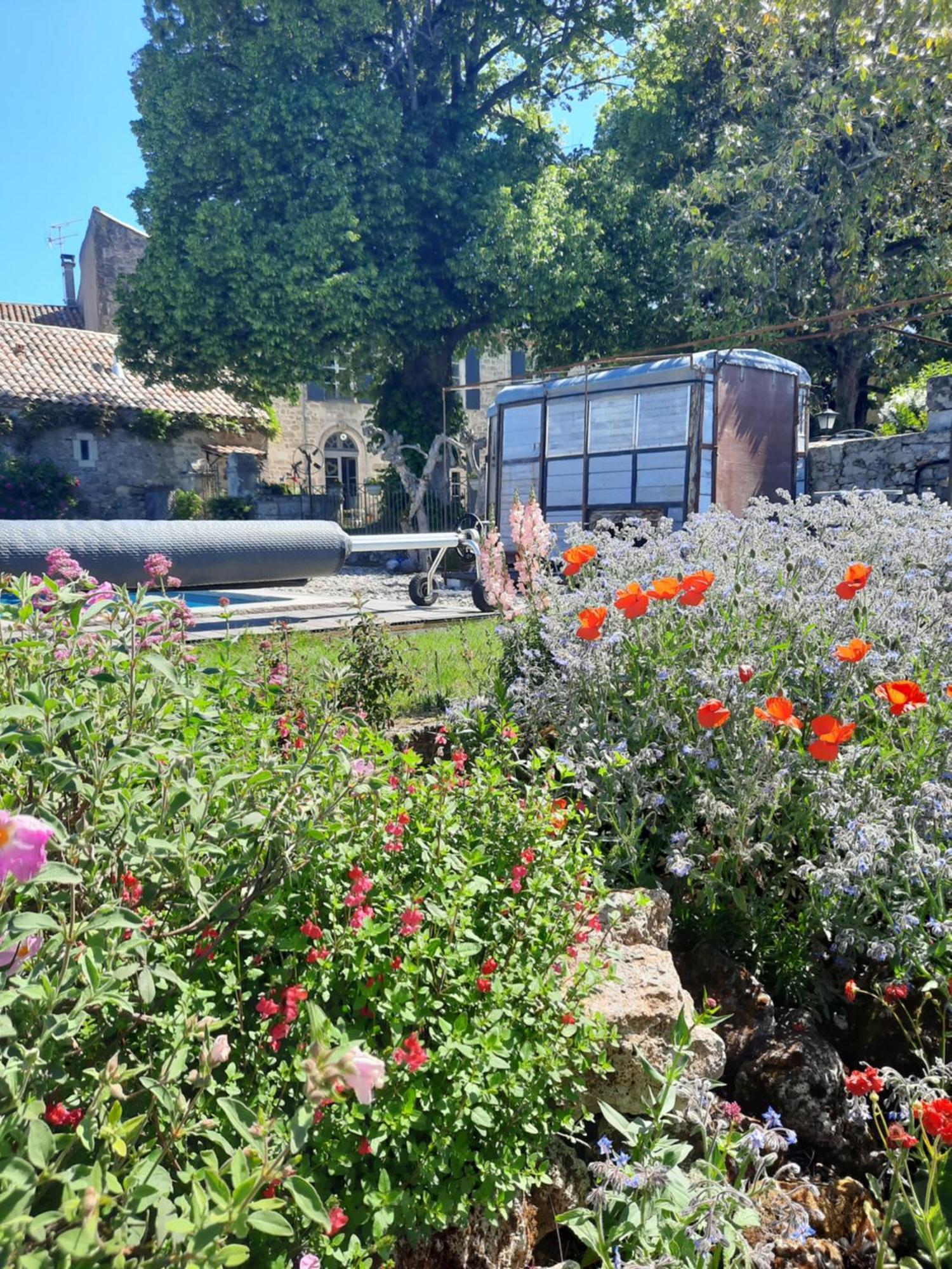 Au Bonheur D'Alphonse Bed & Breakfast Lusignan-Petit Bagian luar foto